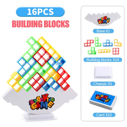 Balance Stacking Board Games Buliding Blocks Adults Kids Tower Block Bricks Toys for Boys Girls Puzzle Toy Family Parties Games