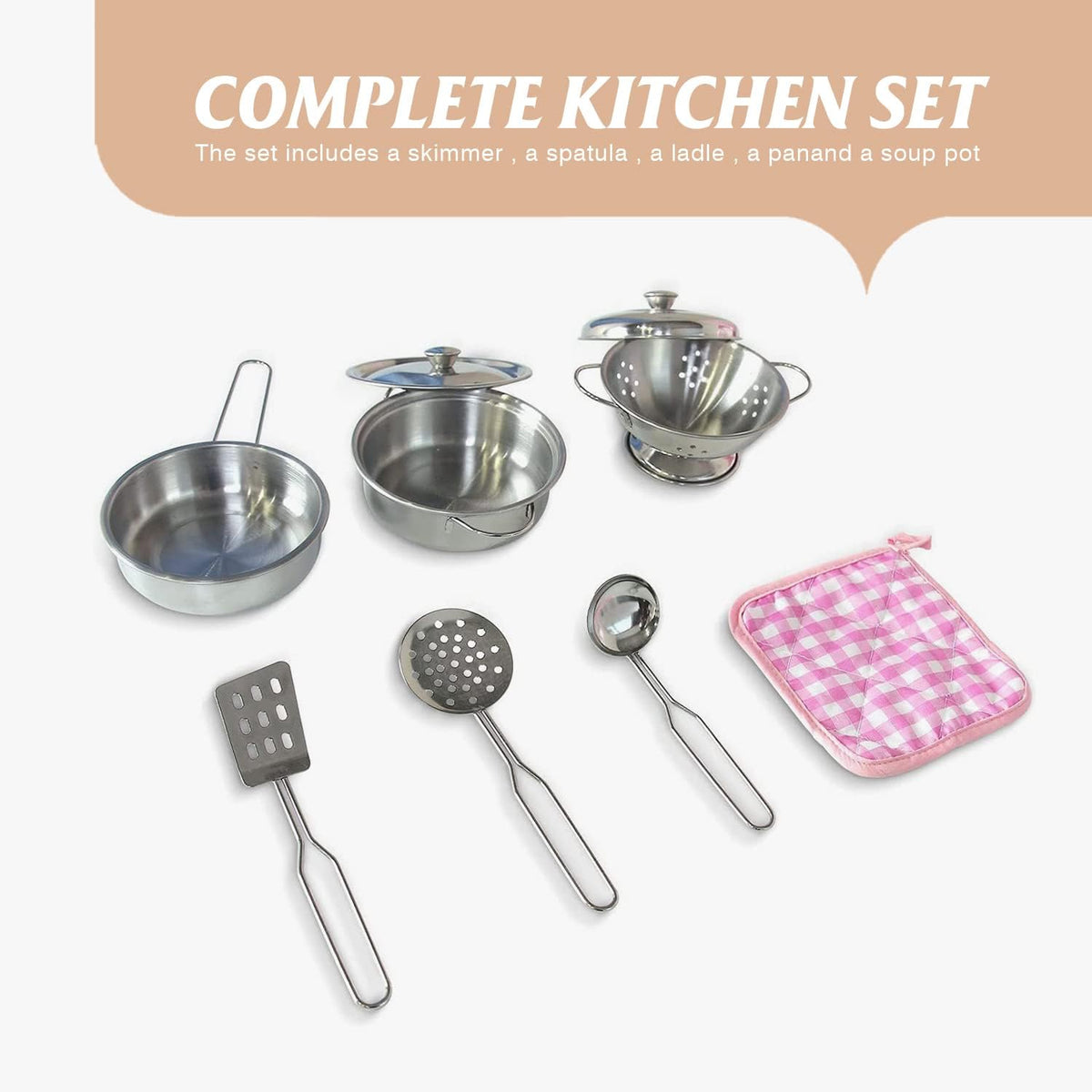 Play Kitchen, Pink Kids Kitchen Set for Girls Kitchen Set for Kids
