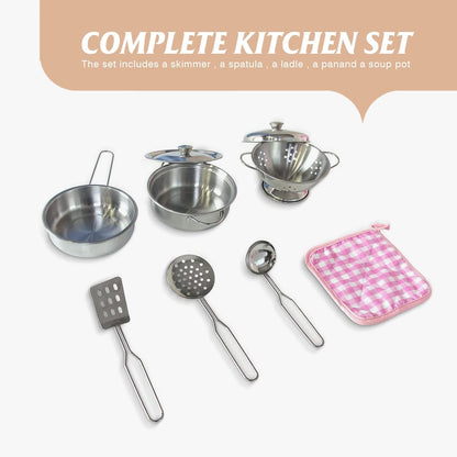 Play Kitchen, Pink Kids Kitchen Set for Girls Kitchen Set for Kids